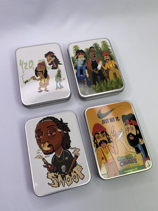 Metal Tin Large (Cheech and Chong, Snoop)