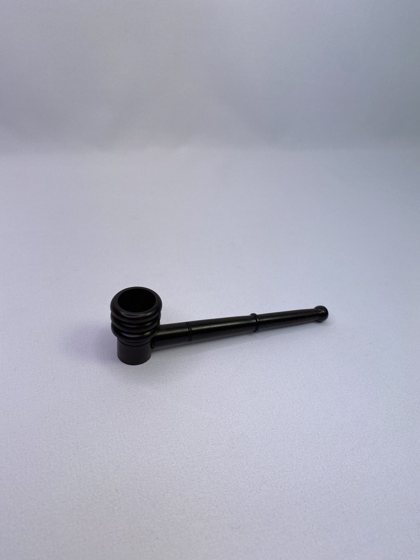 Carved Wooden Pipe (Dark Wood)