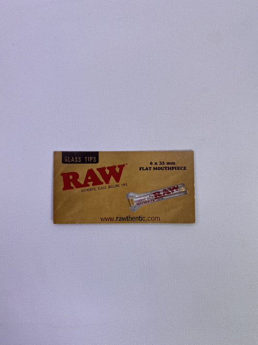 RAW Glass Tip Flat Mouthpiece