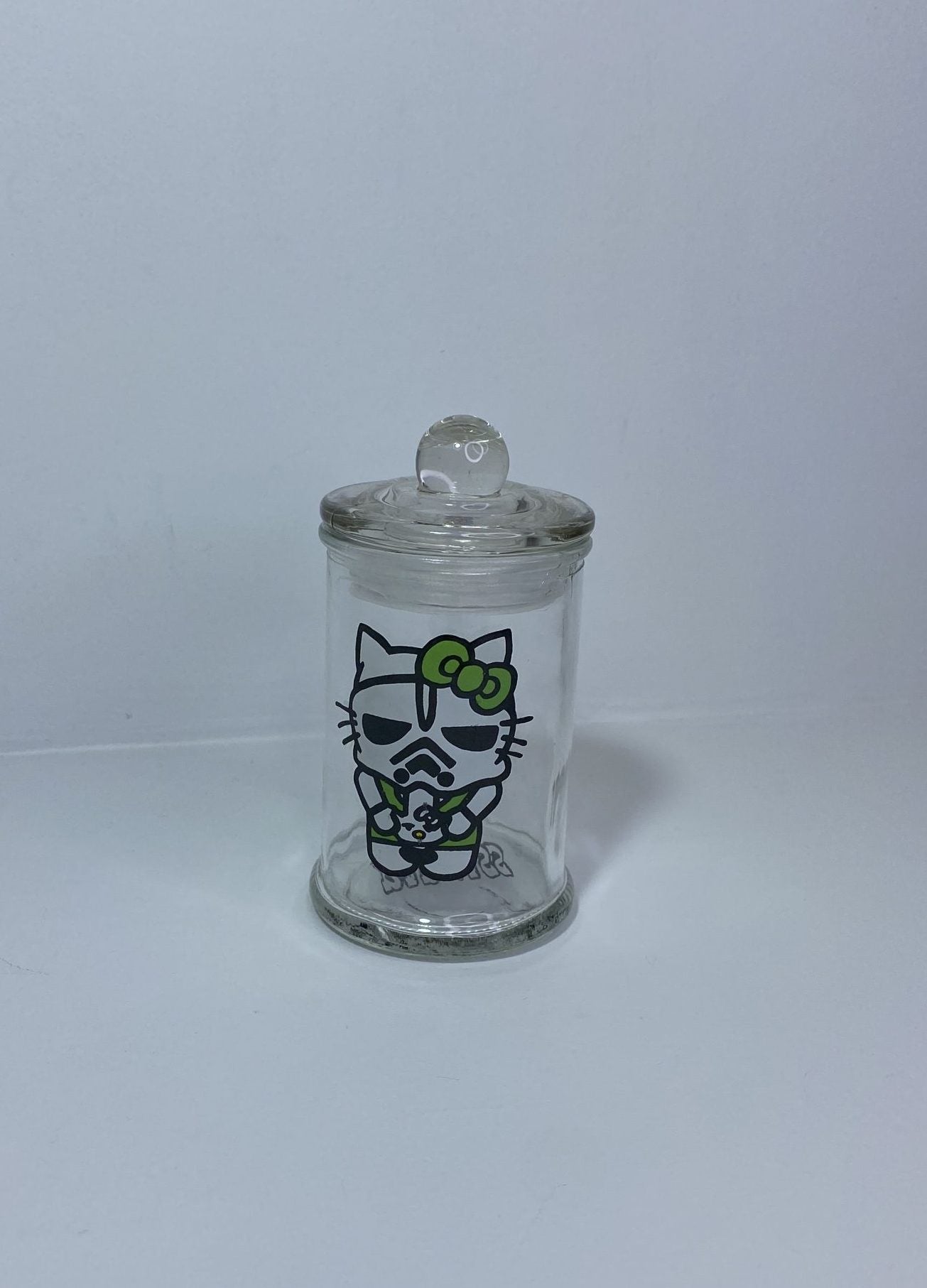 Kitty Glass Stash Jar 150ML