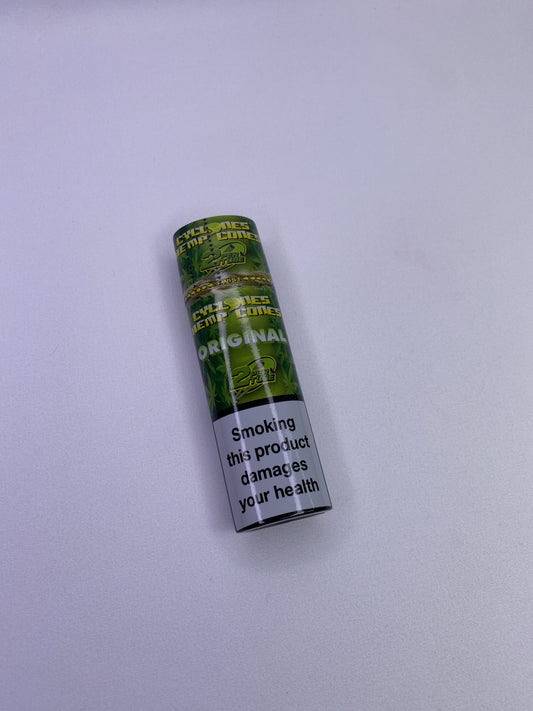 Cyclone Pre Rolled King Size Hemp Cones Original 2 Pack