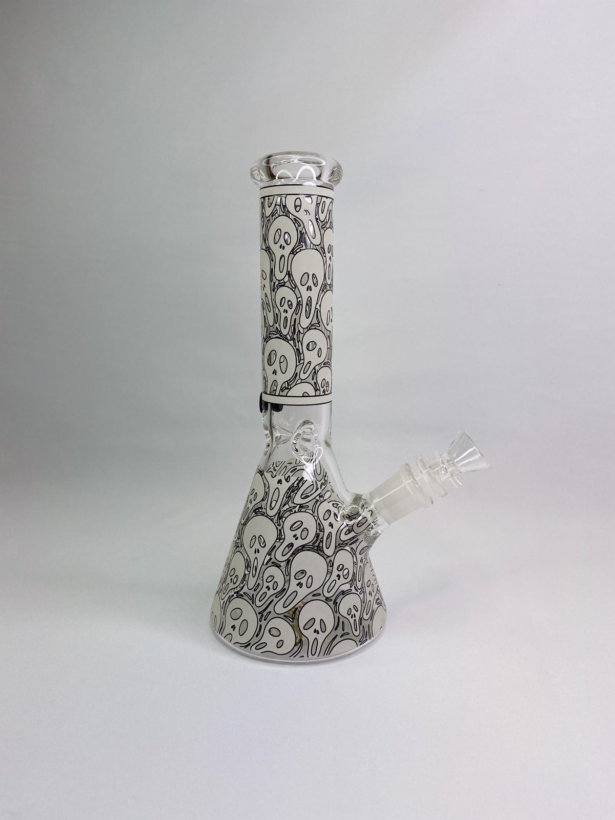 Glow In The Dark Skull – Scream Glass Beaker Waterpipe – 25cm
