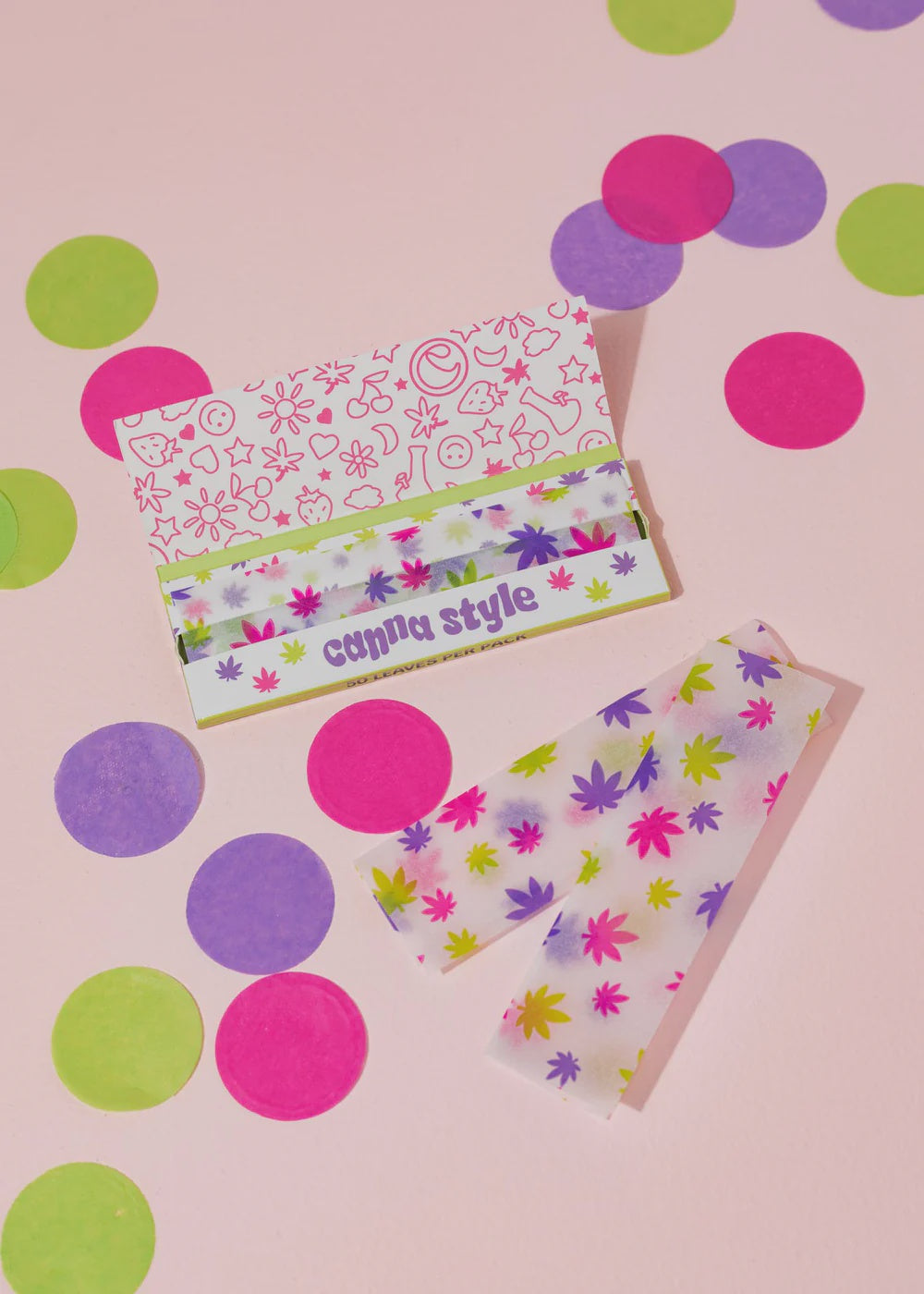 Canna Style Rolling Paper 1 1/4 Pot Leaf