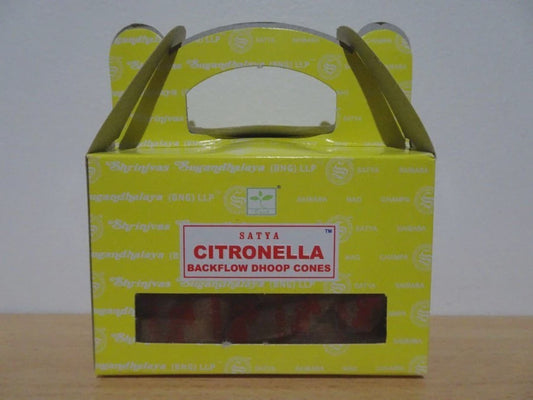 Satya Backflow Dhoop cones Citronella
